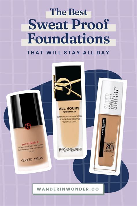 sweat proof makeup foundation
